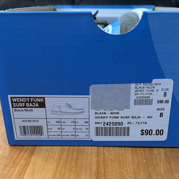 🏝️Size 8 - NWT: HEY DUDE- Women’s Wendy Funk Surf Baja Shoes - Picture 12 of 13